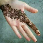 Modern Simple Mehndi Designs Step by Step (2)