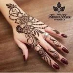 Modern Simple Mehndi Designs Step by Step (2)