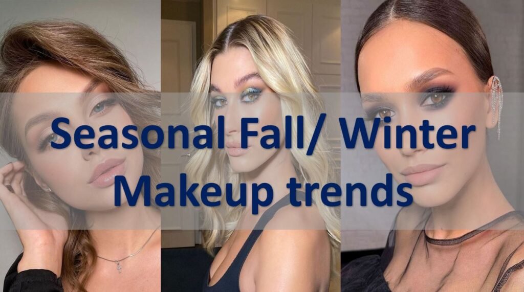 Seasonal Eye & Lips Fall/ Winter 2024 Makeup trends Fashion LIC