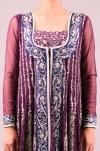 Neck line best purple-wedding-dresses