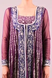 Neck line best purple-wedding-dresses