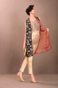 golden-wedding shirst suit for women