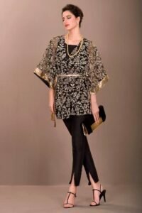 latest-black-wedding-dress with black pajama