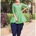 plain dress with dupatta